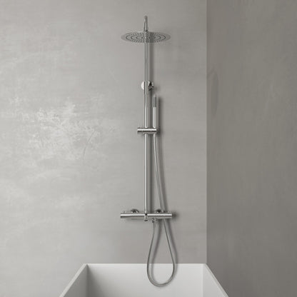 Delta Exposed 3-Way Thermostatic Shower With Riser