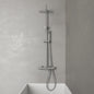 Delta Exposed 3-Way Thermostatic Shower With Riser