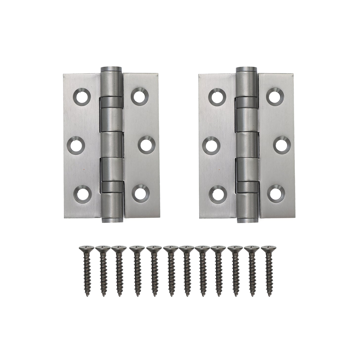 76mm (3'') Ball Bearing Hinge Pair - Gun Metal