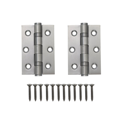 76mm (3'') Ball Bearing Hinge Pair - Gun Metal