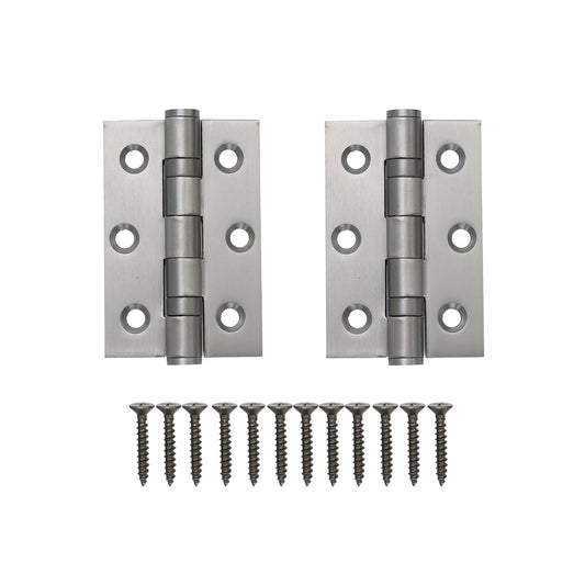 76mm (3'') Ball Bearing Hinge Pair - Gun Metal