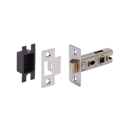 65mm (2.5'') Tubular Mortice Latch - Satin Stainless Steel