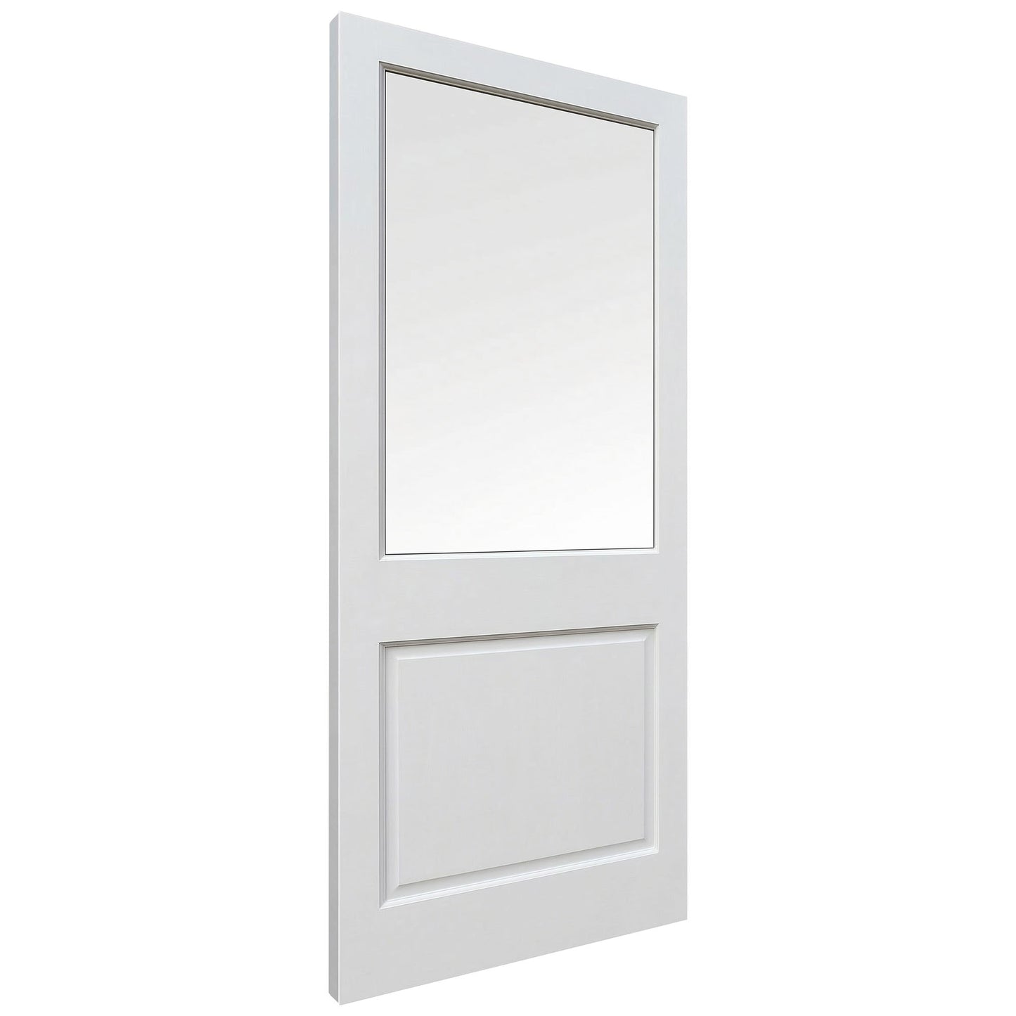 White External Primed 2XG Clear Double Glazed Door