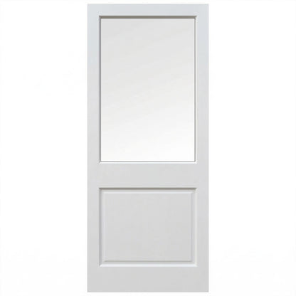 White External Primed 2XG Clear Double Glazed Door