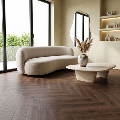 Signature Dark - Lifestyle Herringbone 5.5mm Rigid Core LVT Flooring