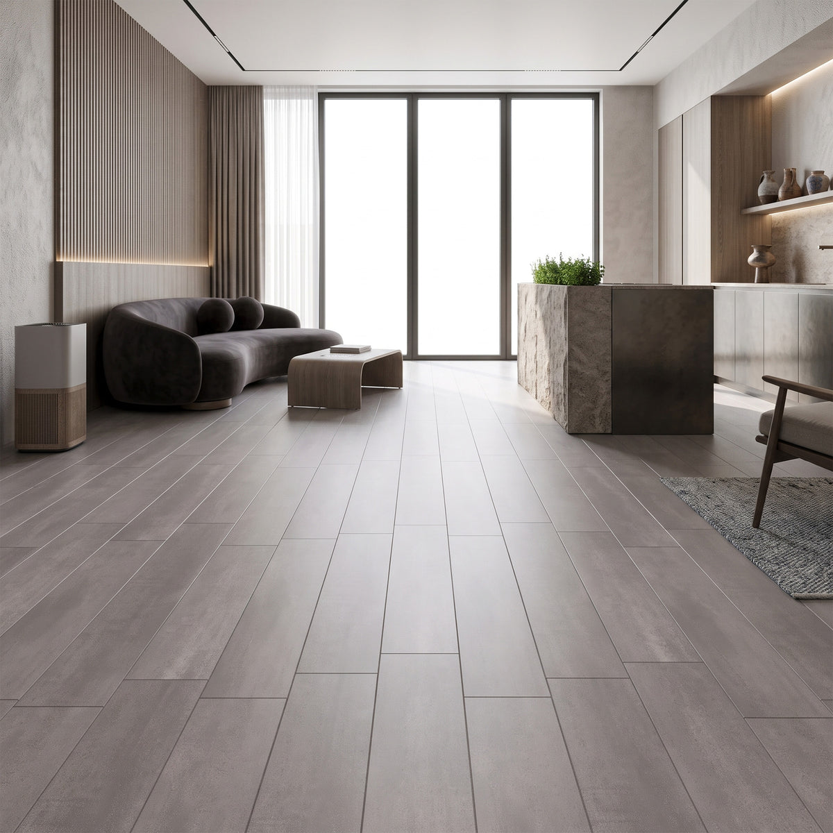 Art Pearl Grey - Aqua Pro Concrete Water-Resistant 8mm Laminate Flooring