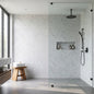 Herringbone Marble - 2440mm Alloy Wetwall Marble Waterproof Wall Panelling