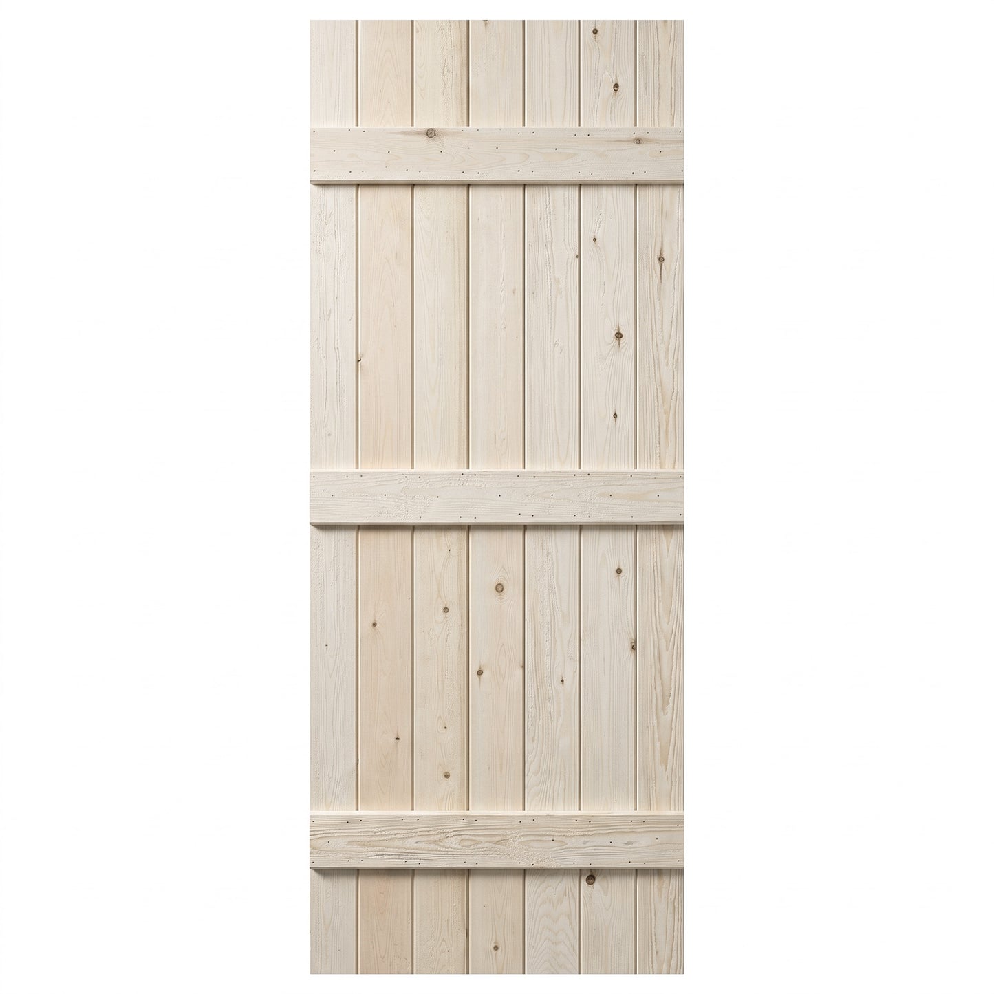 B-Grade Internal Scandinavian Pine Unfinished Grange V Groove 3 Ledge Solid Door (BGR-DIES)