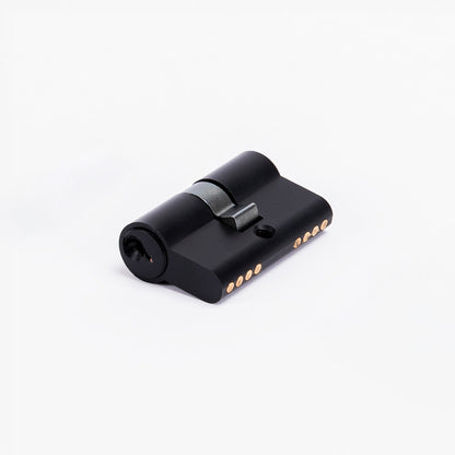 50mm 3 key 5 pin Euro key cylinder - Black
