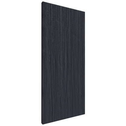 Black Internal Fully Finished Cottage Laminate Door