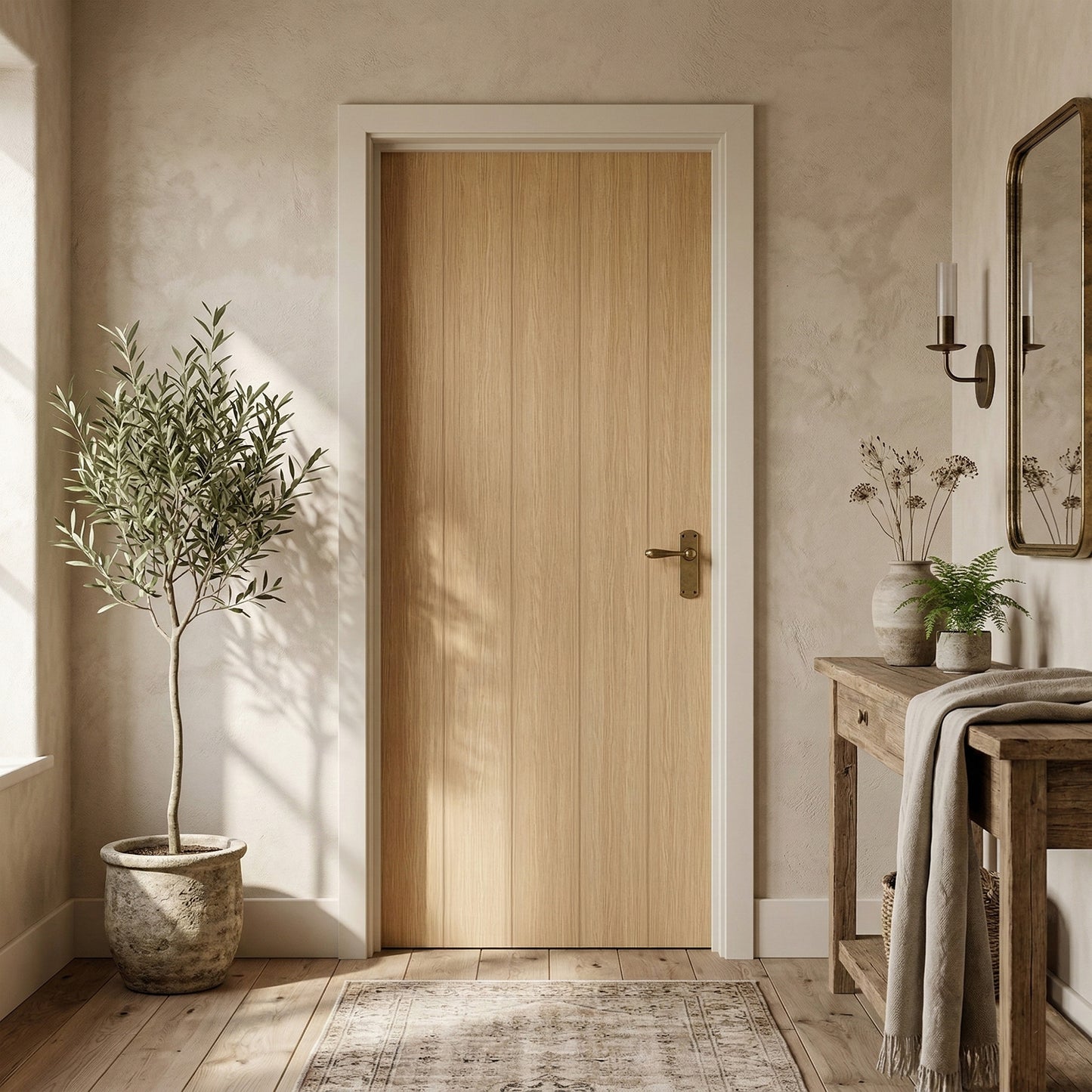 Oak Fully Finished Cottage Laminate Internal Door