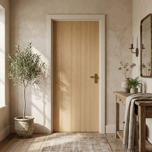 Oak Internal Fully Finished Cottage Laminate Door
