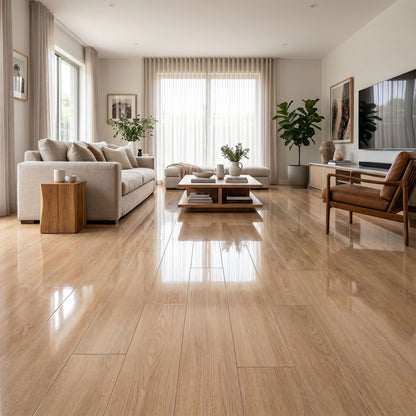 Oak Aviva Blossom - Aqua Pro 8mm High Gloss Laminate Flooring