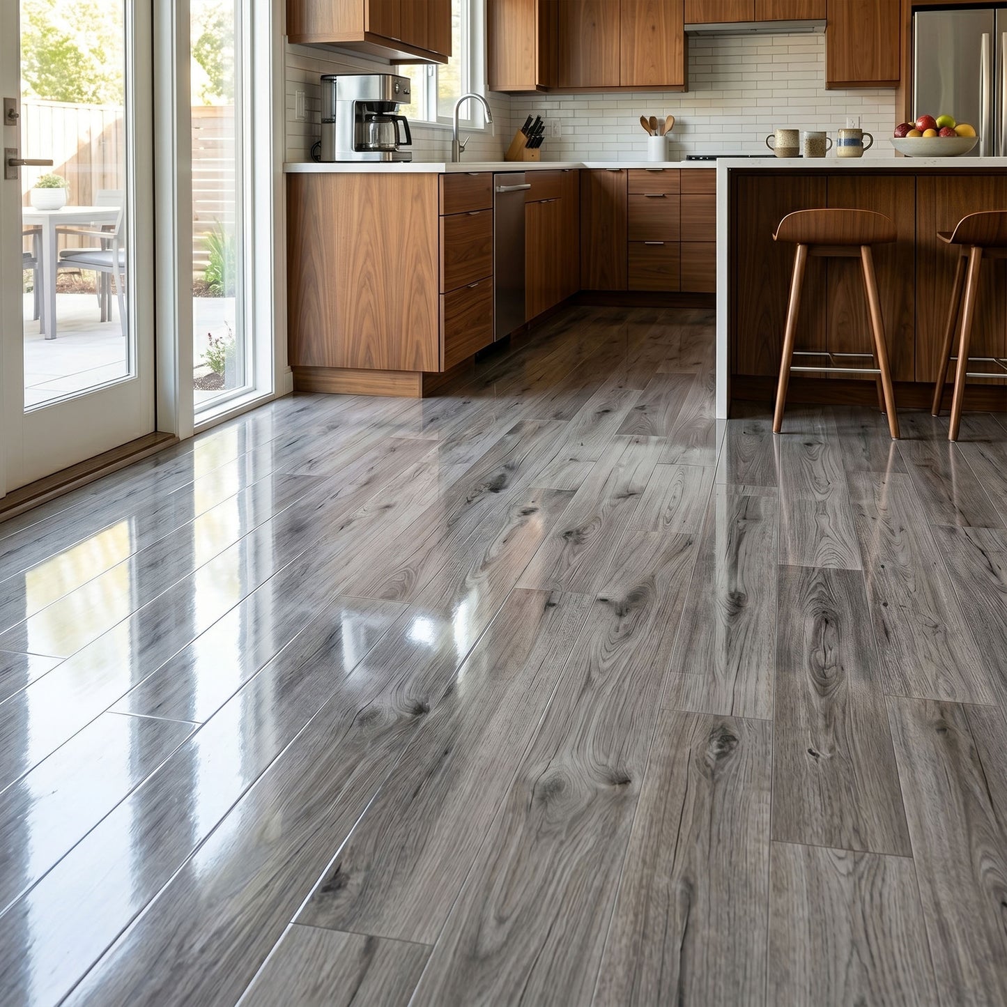 Oak Uptown - Aqua pro 8mm High Gloss Sample (O522)