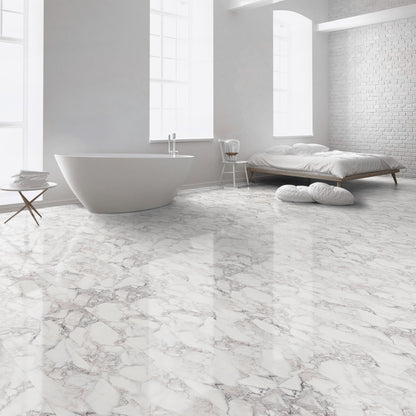 Arabescato - Aqua Pro 8.5mm High Gloss Wide Laminate Flooring