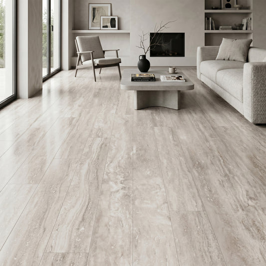 Travertin Macari - Aqua Pro 8.5mm Low Gloss Wide Laminate Flooring