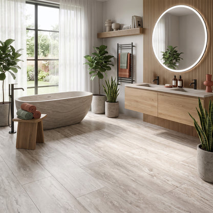 Travertin Macari - Aqua Pro 8.5mm Low Gloss Wide Laminate Flooring