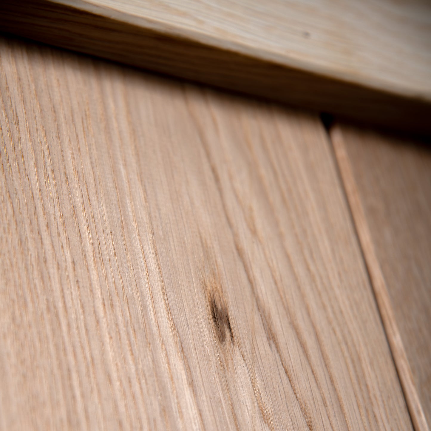 Solid Rustic Oak Grange Unfinished 3 Ledged Door