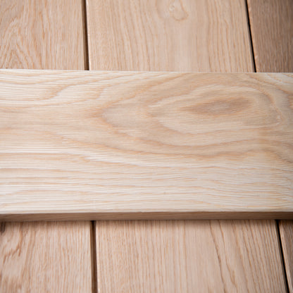 Solid Rustic Oak Grange Unfinished 3 Ledged Door
