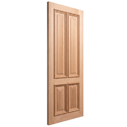 External Hardwood Unfinished Hampstead Raised Mouldings Door