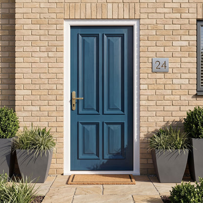 External Hardwood Unfinished Hampstead Raised Mouldings Door