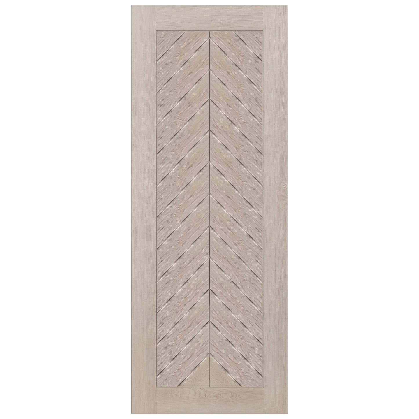 Ivory Fully Finished Internal Endure Laminate Chevron Door