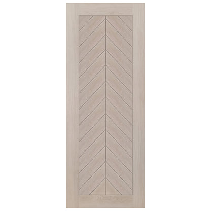 Ivory Fully Finished Internal Endure Laminate Chevron Door