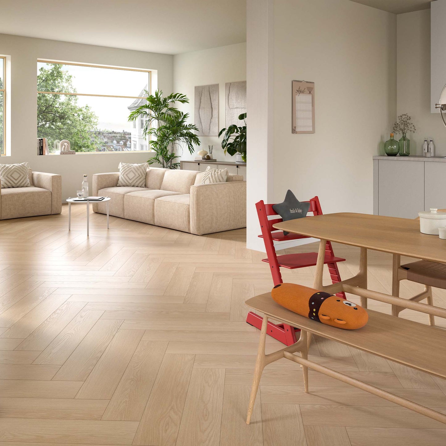 Warm Heritage Oak - Wood essence 8mm Sample (EL2133)