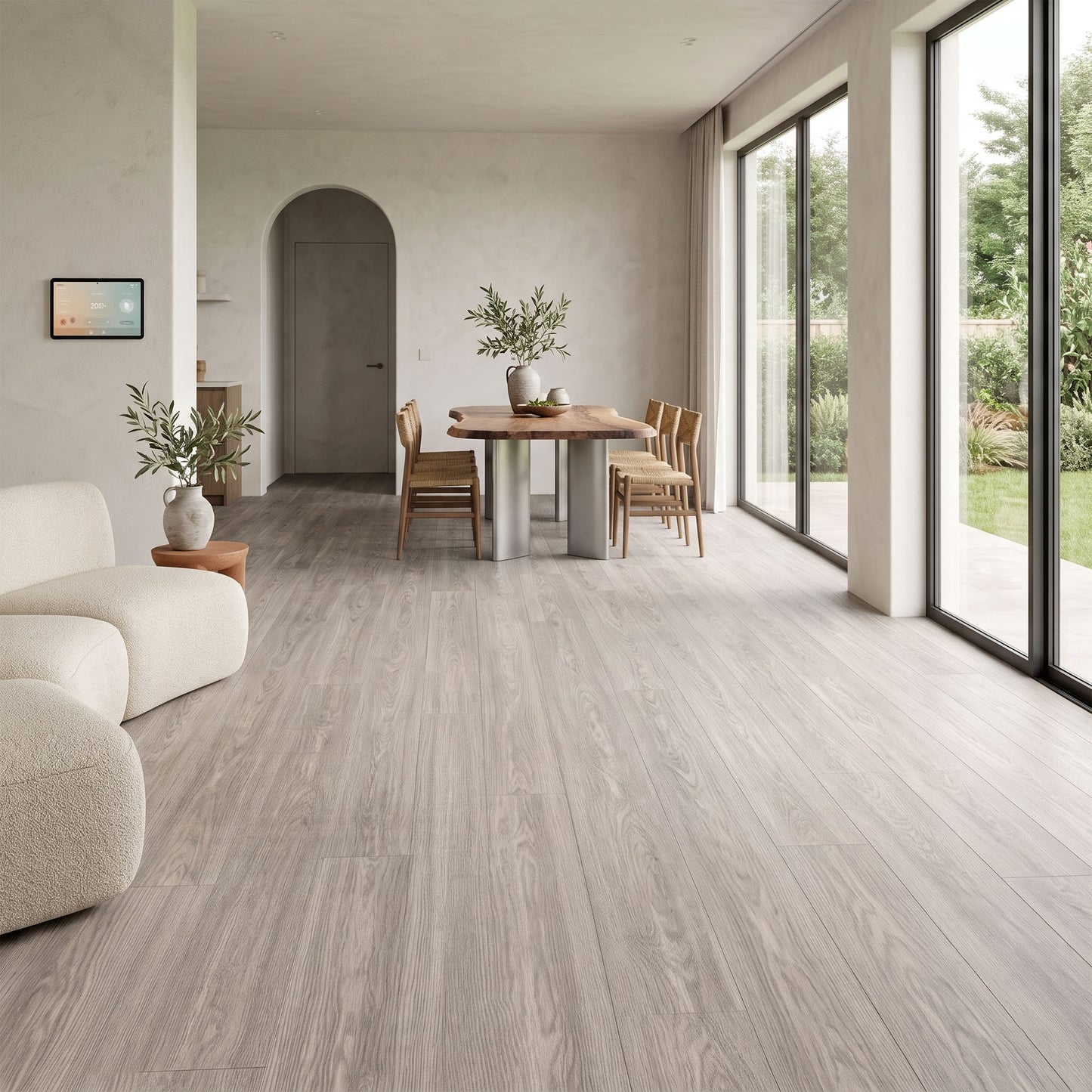 Wistful Oak Grey - Wood Essence Aqua Water Resistant 10mm Laminate Sample
