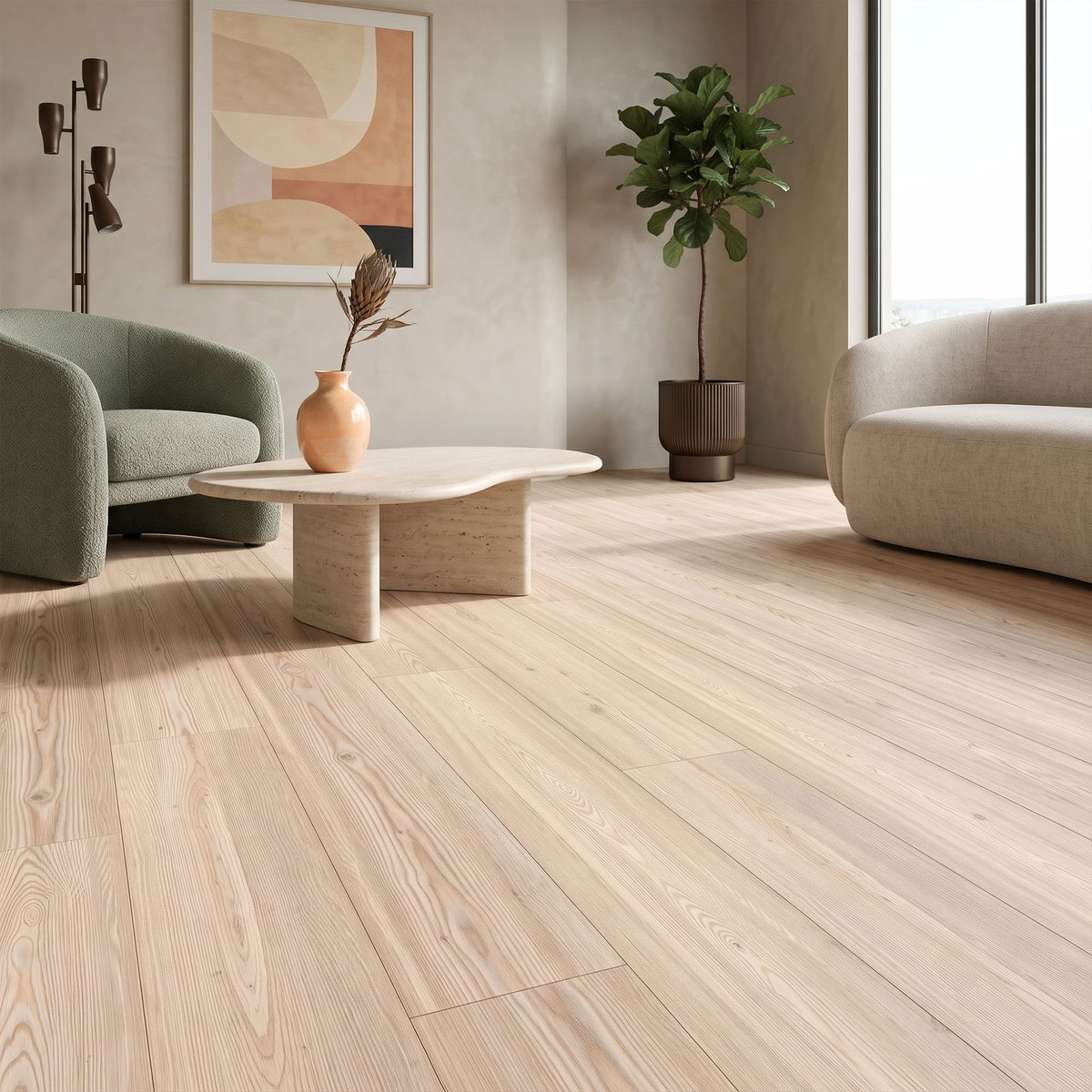 Valencia Pine - Wood Essence Water Resistant 7mm Laminate Sample