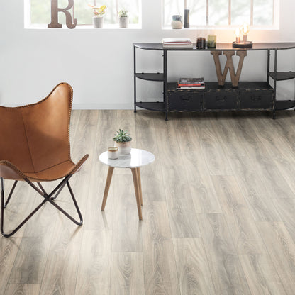 Tranquil Oak Grey - Wood Essence Water Resistant 7mm Laminate Flooring