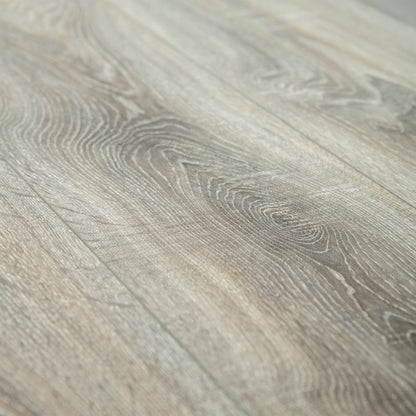 Tranquil Oak Grey - Wood Essence Aqua Water Resistant 12mm Laminate Flooring