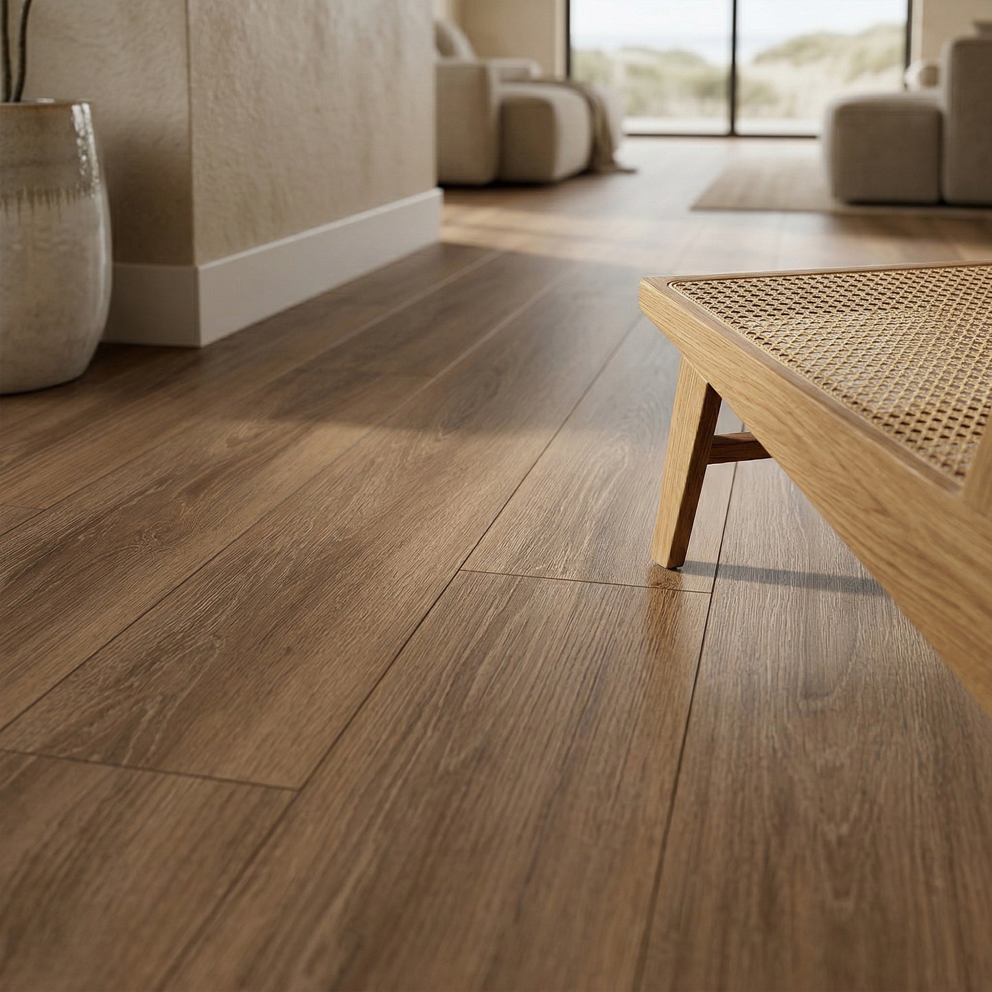 Warm Haven Oak - Wood Essence Water Resistant 8mm Laminate Sample