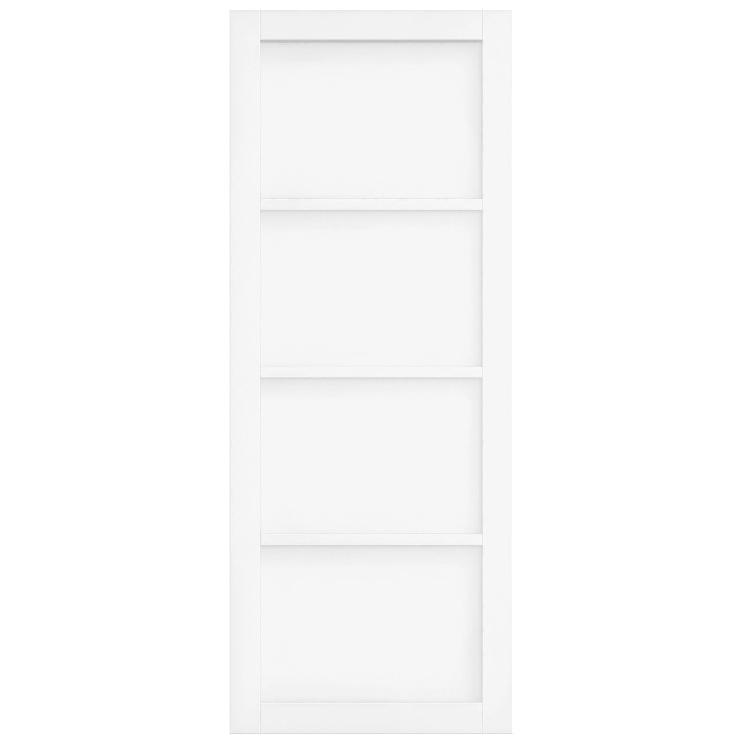 White Internal Primed Studio Industrial 4 Panel Double Door