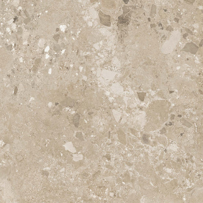 Beige Matt - Terazzia Smooth Waterproof Porcelain Wall & Floor Tile