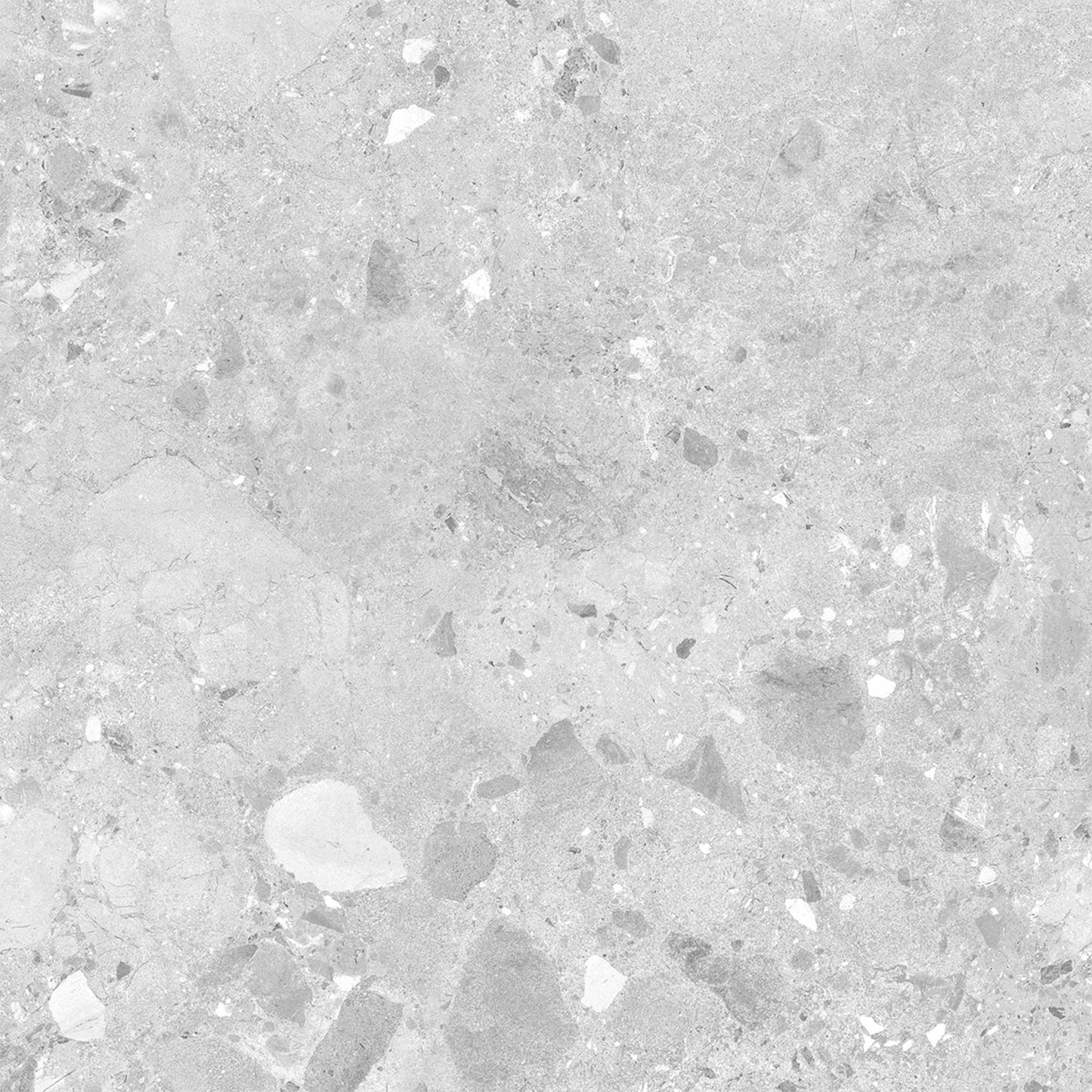 Grey Matt - Terazzia Smooth Waterproof Porcelain Wall & Floor Tile