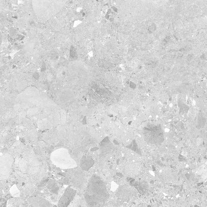 Grey Matt - Terazzia Smooth Waterproof Porcelain Wall & Floor Tile