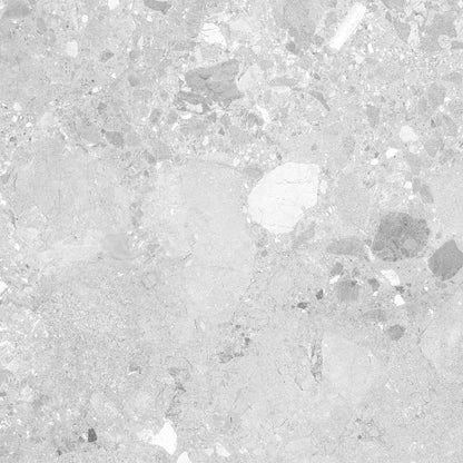 Grey Matt - Terazzia Smooth Waterproof Porcelain Wall & Floor Tile