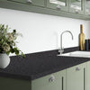 Laminate Worktop - Black Atrium 3000mm x 600mm x 28mm