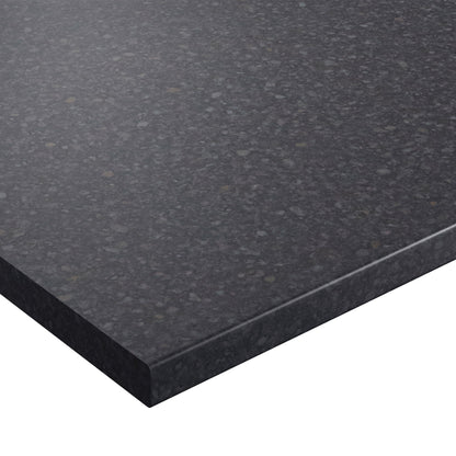 Laminate Worktop - Black Atrium 3000mm x 600mm x 28mm