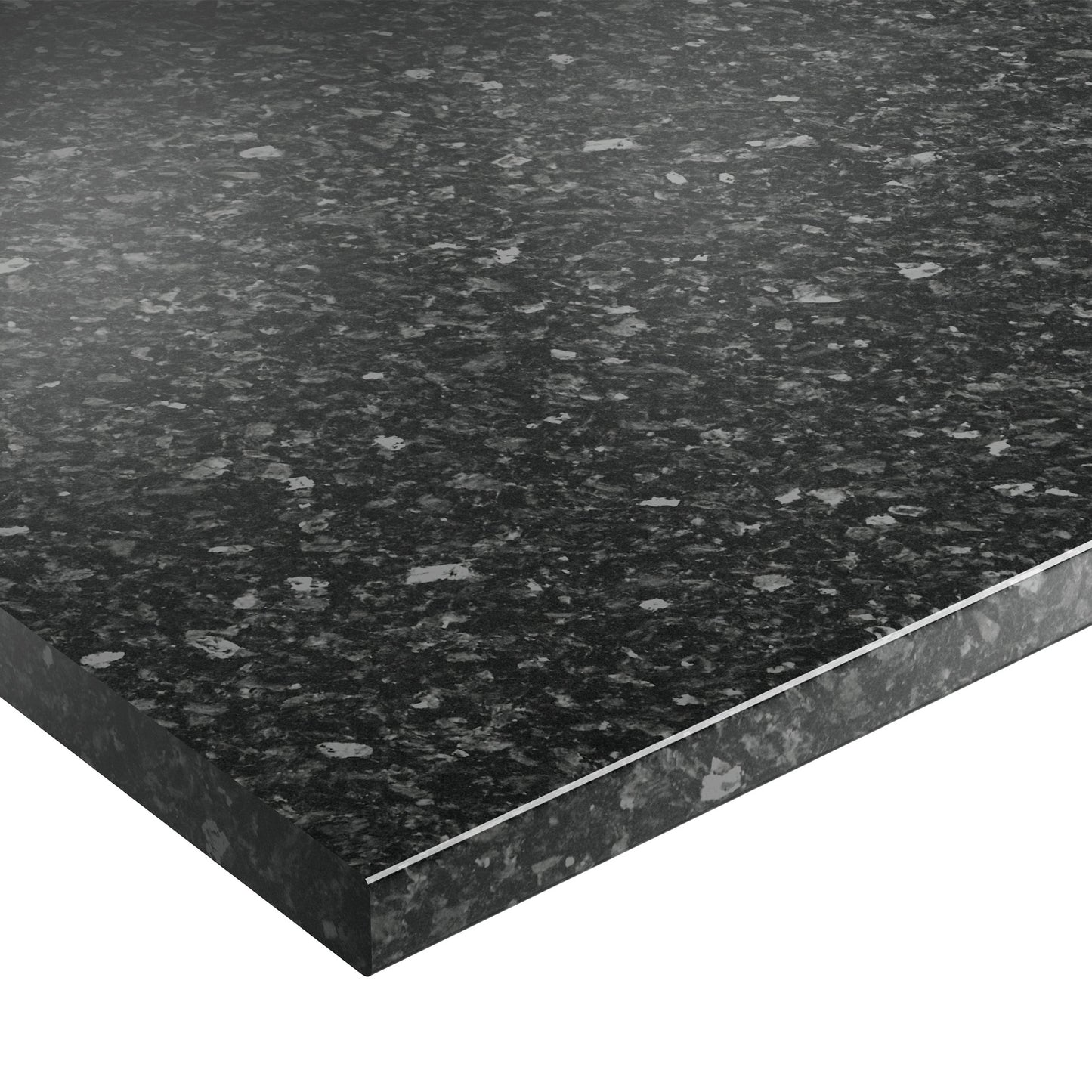 Laminate Worktop - Black Slate 3000mm x 600mm x 38mm (WT38RD-4)