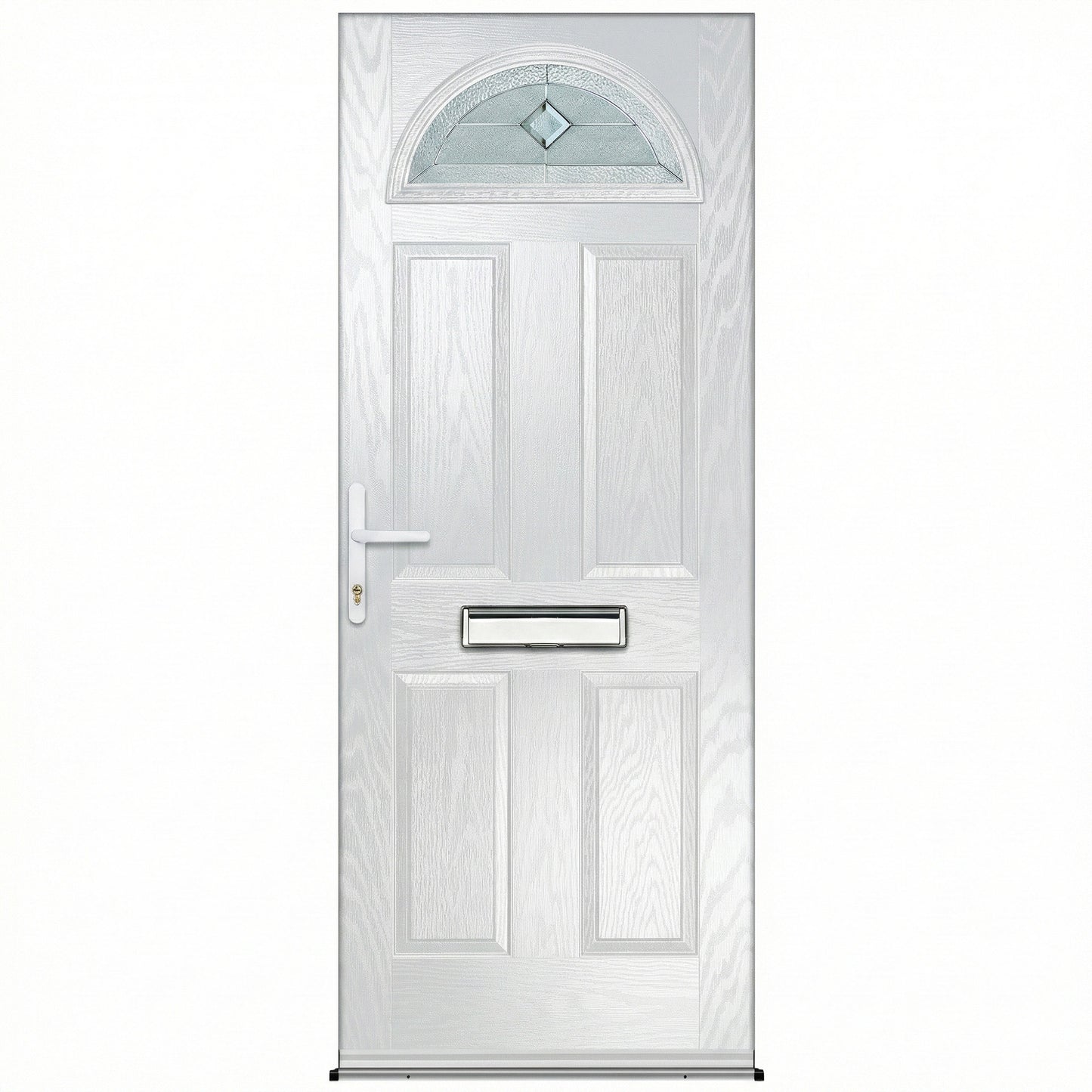 Bodney Red Pre-Hung Venice Glass Composite Front Door Set