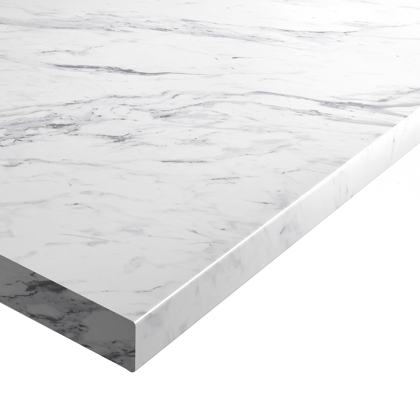 Laminate Worktop - Calacutta Marble 3000mm x 600mm x 38mm
