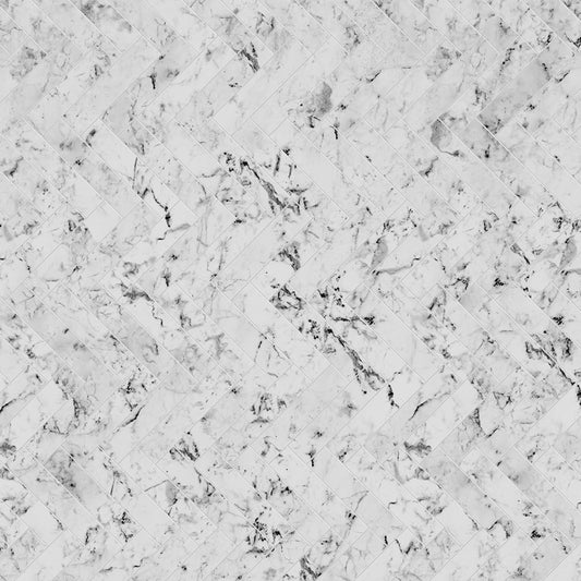 Wetwall Alloy Carrara Marble Herringbone 2440x1200mm Shower Panel
