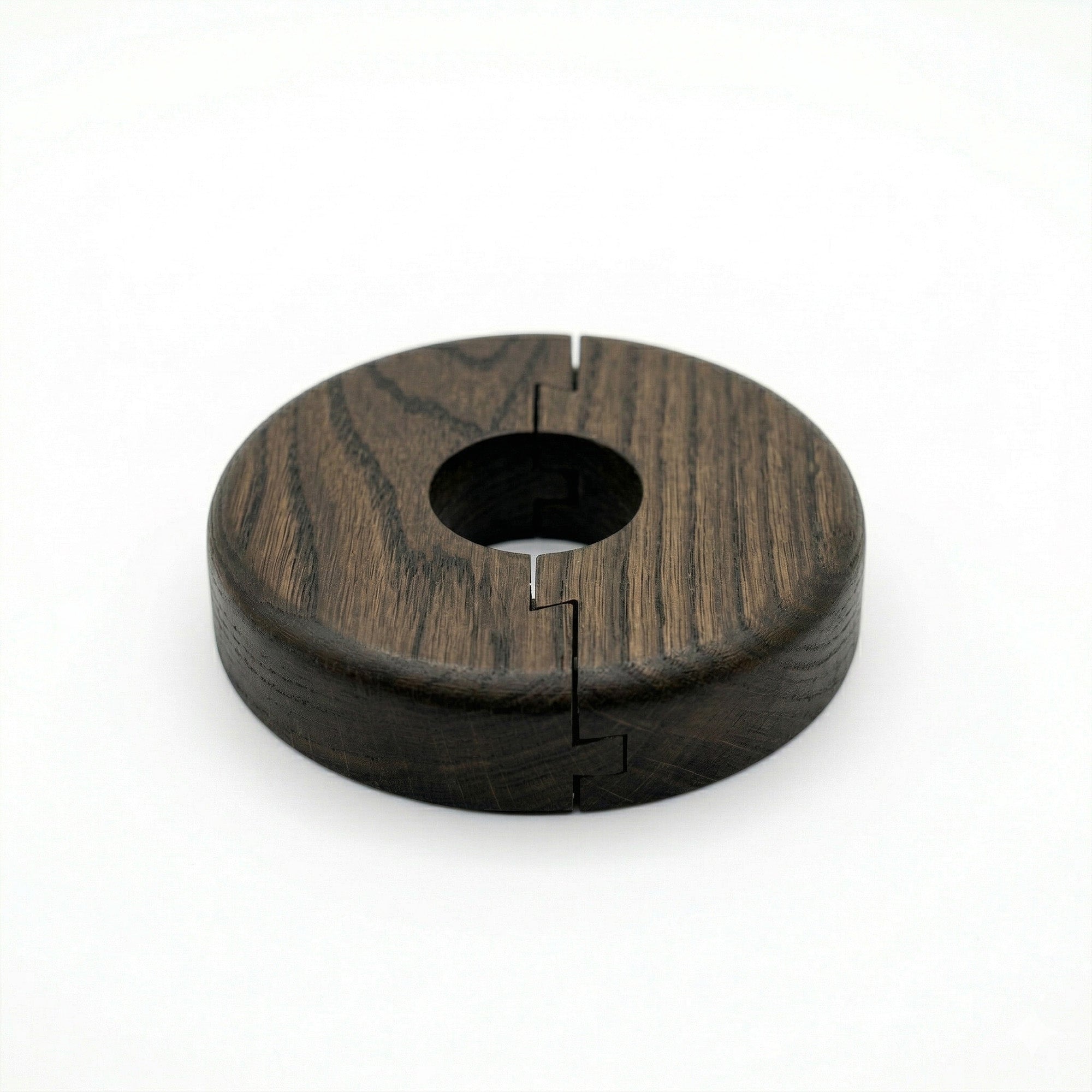 Leader Dark Oak Radiator Pipe Rose Cover