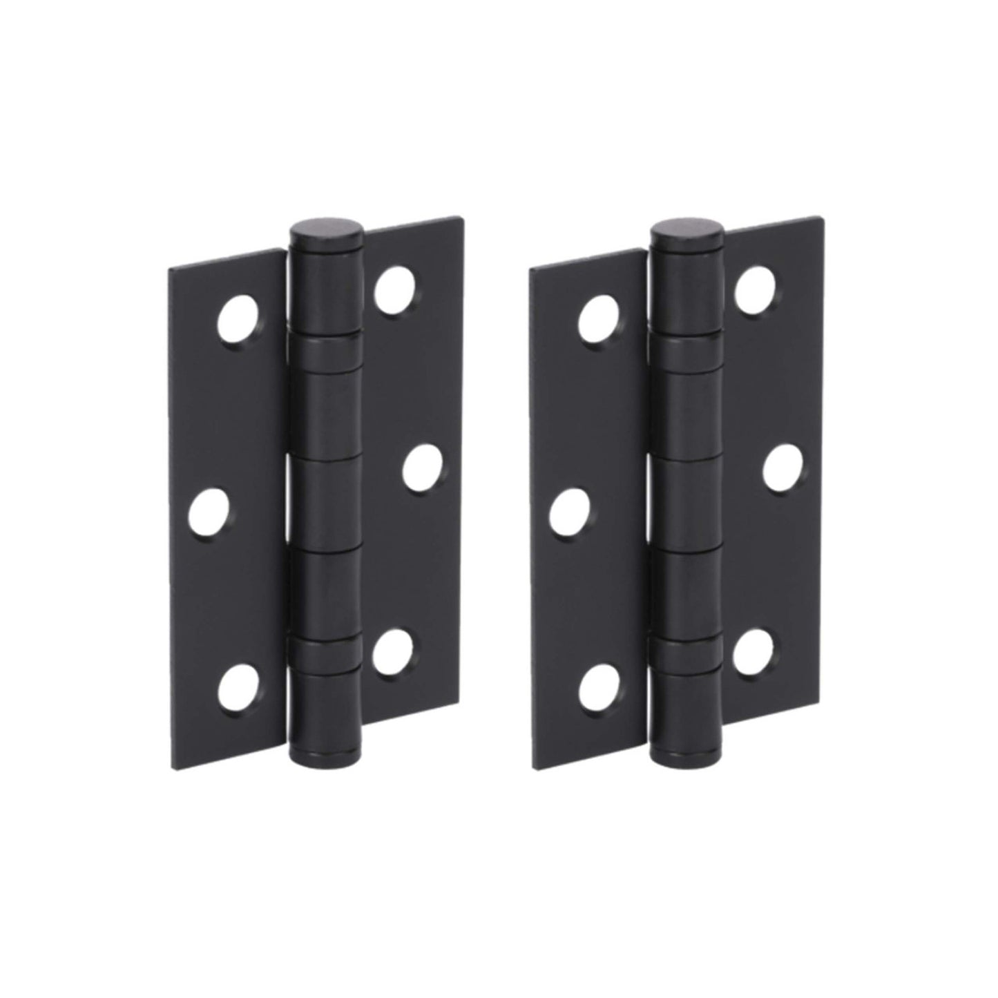 75mm (3) Ball Bearing Hinge Pair - Matt Black