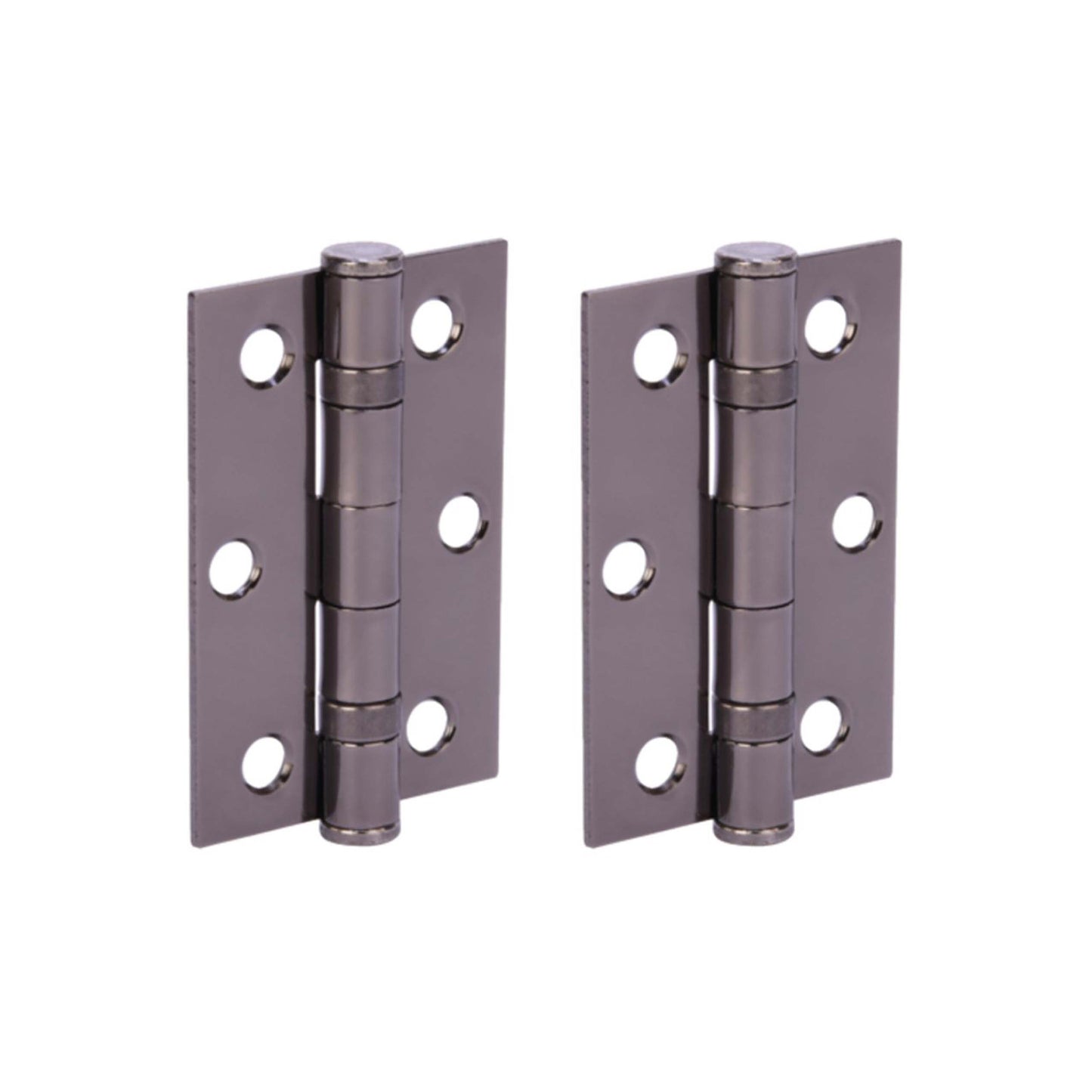75mm (3) Ball Bearing Butt Hinge Pair - Black Nickel