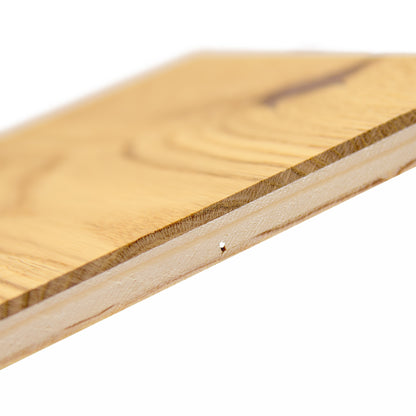 Natural Oak - 14x194x2230mm Light Brushed Engineered Real Wood Flooring (EOTG14x194NAT)