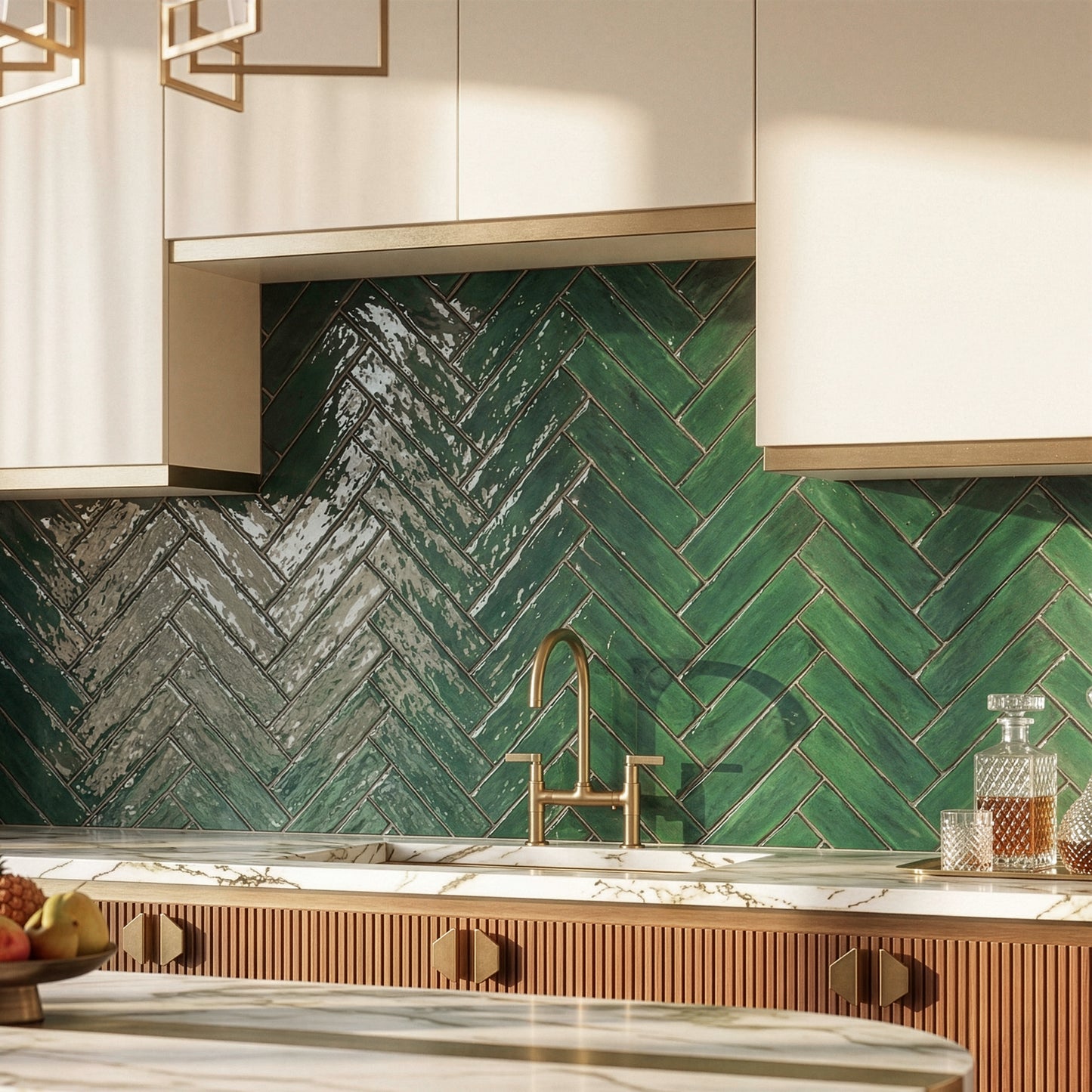 Green Gloss - Aura Smooth Water Resistant Ceramic Wall Tile