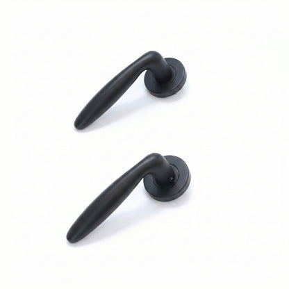 Superior Sirius Lever on Round Rose Handle Set - Matt Black